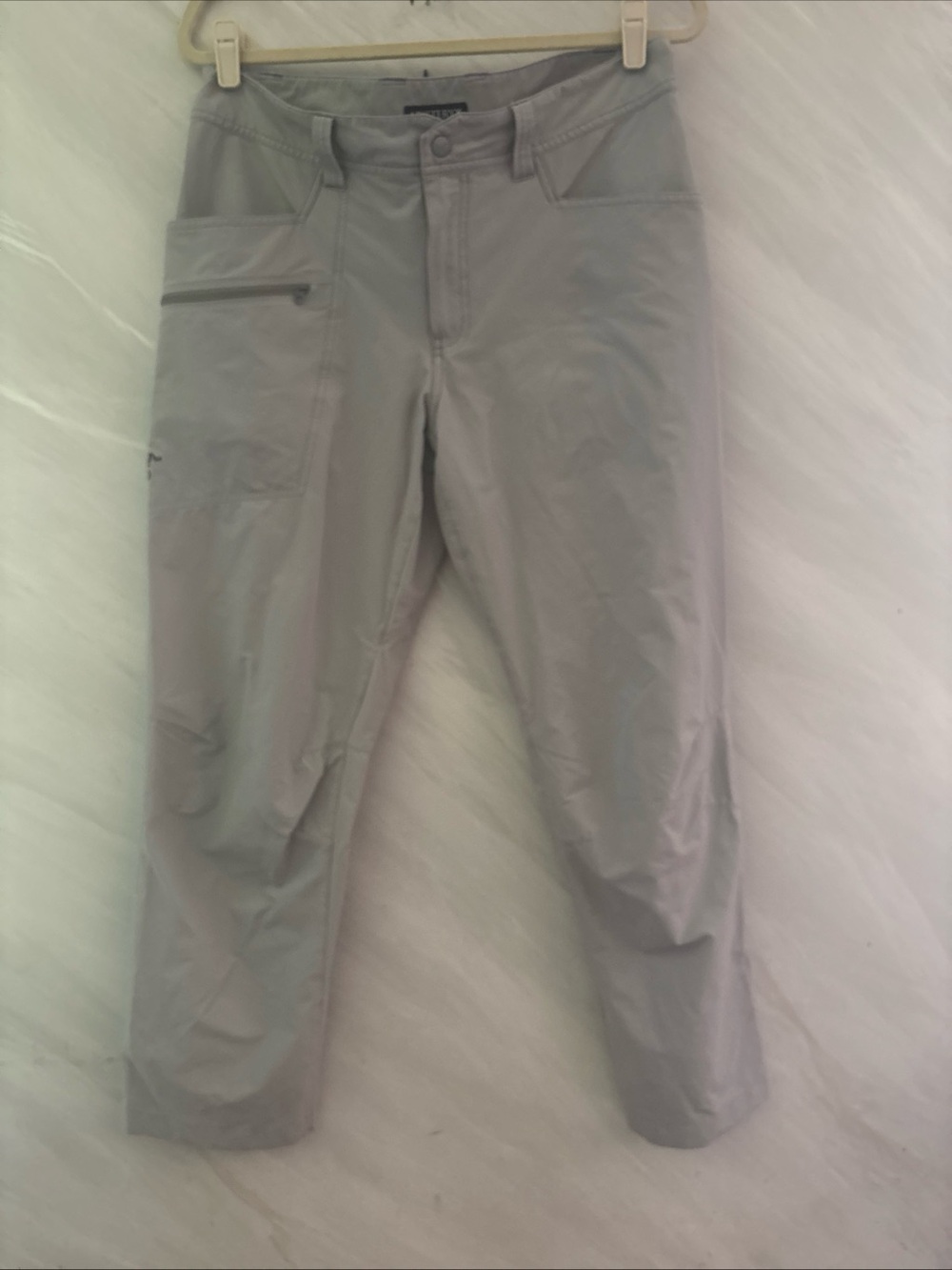 Arc'teryx Men's 34/32 Gray Outdoor Hiking Cargo Grey Pants Lightweight